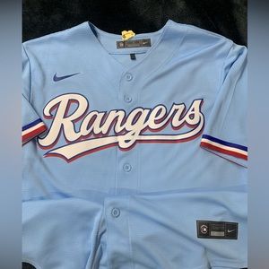 Texas Rangers Nike Genuine Merchandize Jersey Large